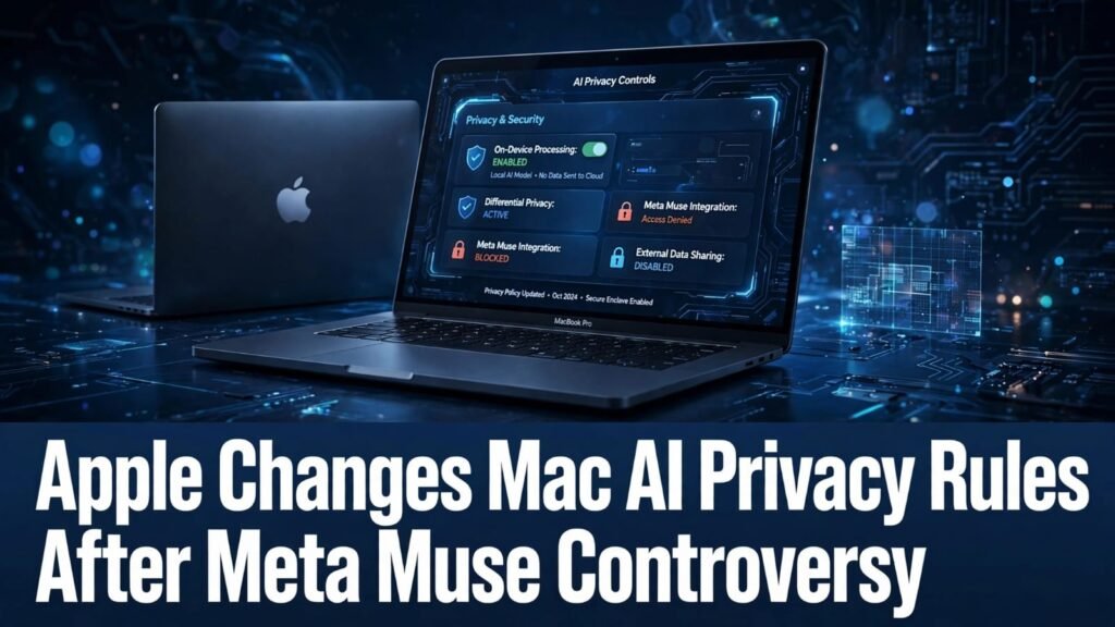 Apple Changes Mac AI Privacy Rules After Meta Muse Controversy