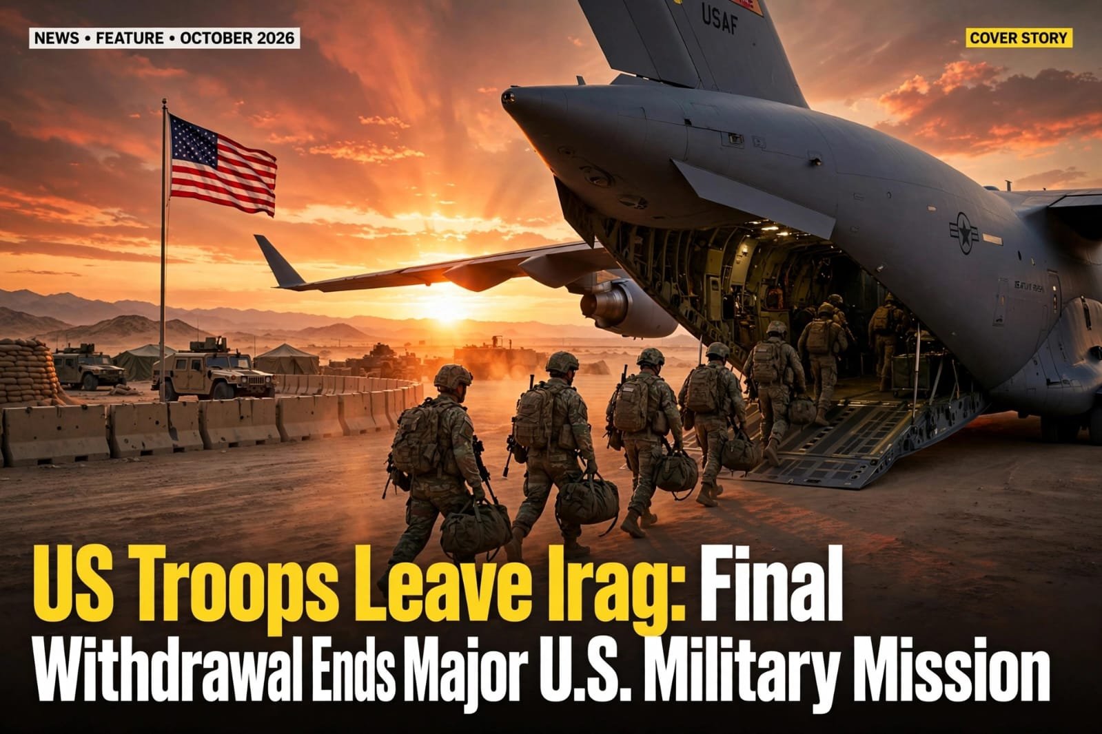 US Troops Leave Iraq: Final Withdrawal Ends Major U.S. Military Mission