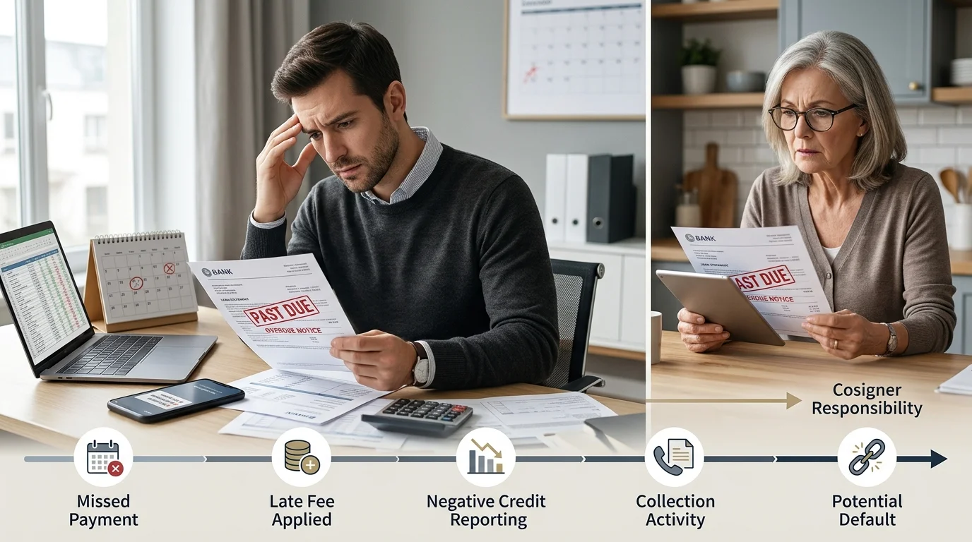 What Happens If the Borrower Misses a Payment?